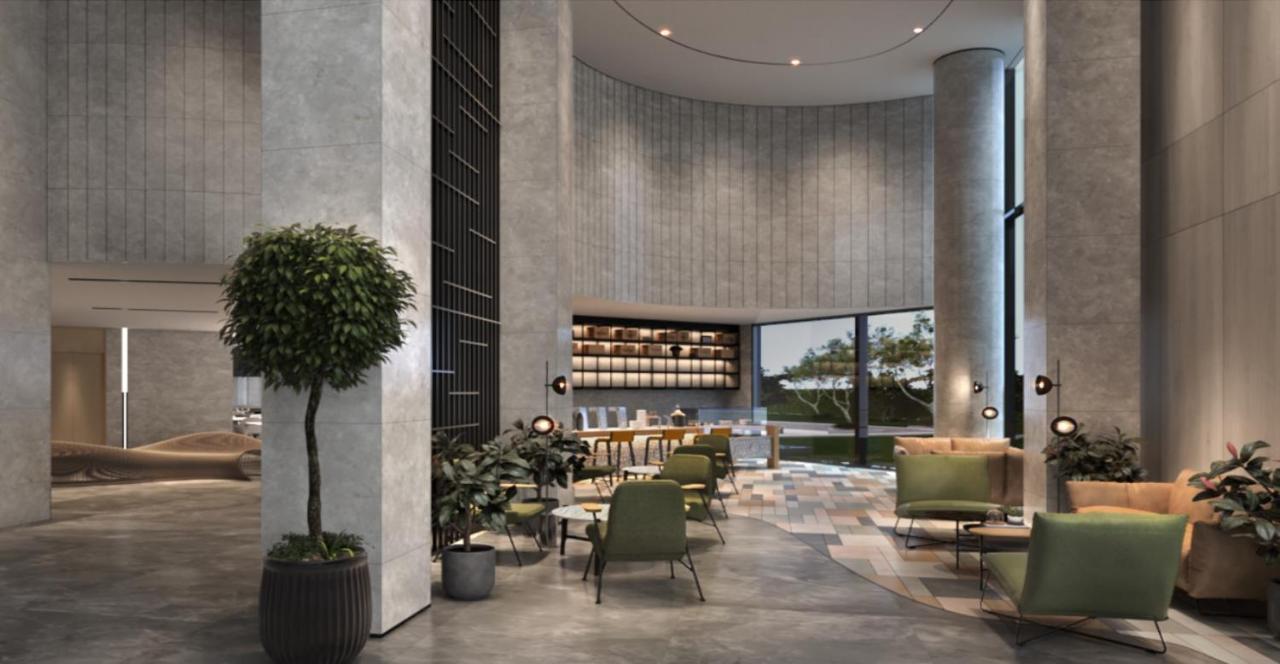 Radisson Blu Mumbai International Airport 호텔 외부 사진 The lobby of the hotel